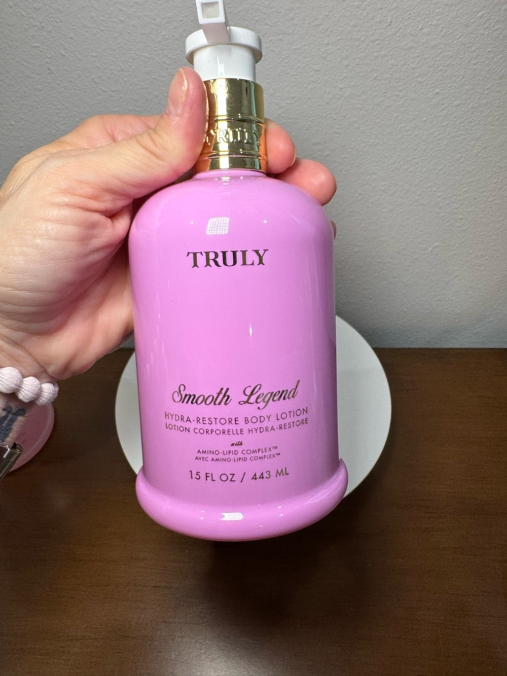 TRULY Smooth Legend Hydra-Renew Body Wash & Lotion Set - Pink Luxe Duo 15oz - Picture 3 of 4